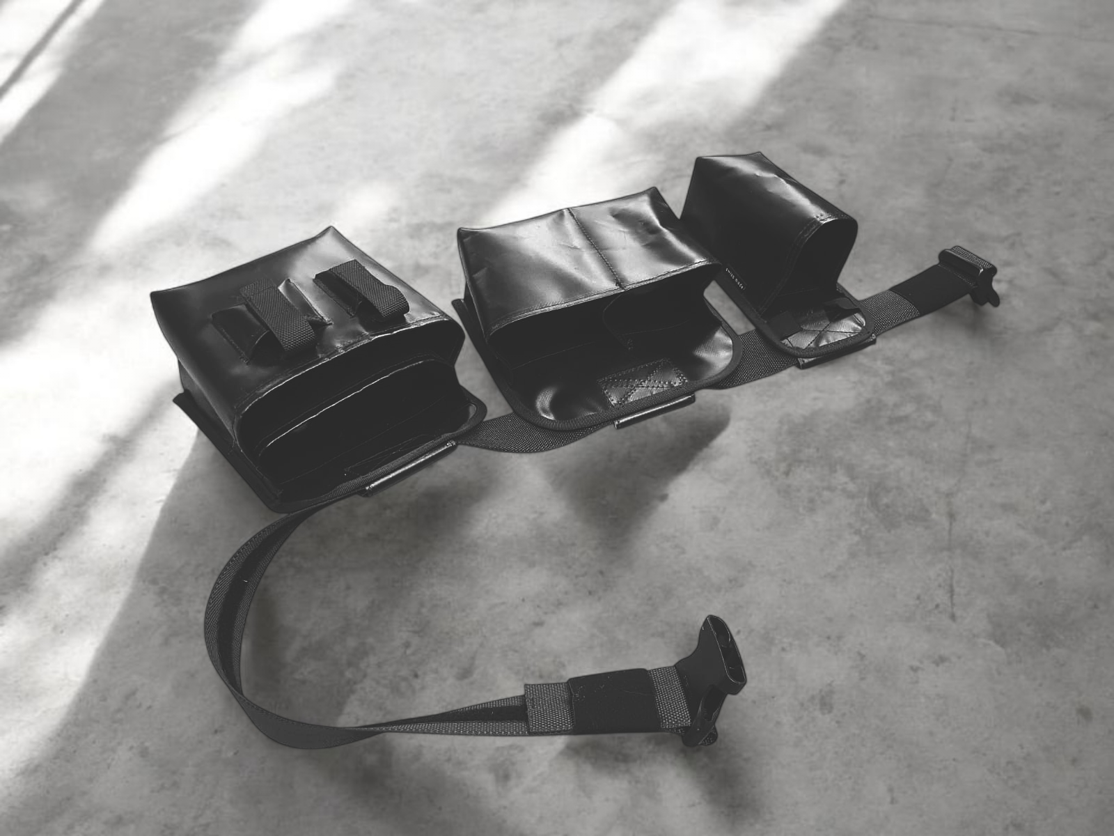PVC Taschen in drei grössen
